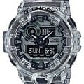 Casio Casio G-Shock GA-700SK-1A GA-700 GA-700SK-1AER электронные мужские часы серый циферблат, браслет пластик — вид спереди