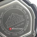 Casio Casio Pro Trek PRG-270-1E электронные мужские часы часы крупный план зеленый циферблата