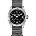 Hamilton Hamilton Khaki Field Expedition Auto H70225930  H70225930 механические женские часы черный циферблат, браслет тканевый — вид спереди