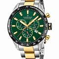 Candino Candino Gents Sport C4748/C  C4748/C кварцевые мужские часы зеленый циферблат, браслет нержавеющая сталь с pvd-покрытием — вид спереди