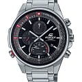 Casio Casio Edifice EFS-S590D-1A EFS EFS-S590D-1A кварцевые мужские часы черный циферблат, браслет нержавеющая сталь — вид спереди
