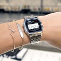Casio Casio Vintage A-159WA-N1DF (A159WA-N1) , наручные мужские часы фото под углом