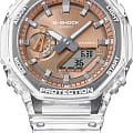 Casio Casio G-Shock GA-2100BM-7A5 мужские часы оранжевый циферблат на запястье