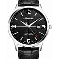 Adriatica Adriatica Vintage A8331.5254Q  A8331.5254Q кварцевые мужские часы черный циферблат, браслет кожаный — вид спереди