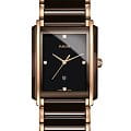 Rado Rado Integral Diamonds R20219712  R20219712 кварцевые мужские часы коричневый циферблат, браслет сталь + pvd + керамика — вид спереди