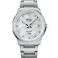 Mido Mido Commander Lady M021.207.11.106.00  M0212071110600 механические женские часы перламутровый циферблат, браслет нержавеющая сталь — вид спереди