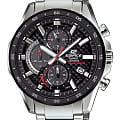 Casio Casio Edifice EFS-S540DB-1A EFS EFS-S540DB-1A кварцевые мужские часы черный циферблат, браслет нержавеющая сталь — вид спереди
