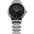 Maurice Lacroix Maurice Lacroix Les Classiques LC6063-SS002-310-1  LC6063-SS002-310-1 механические женские часы черный циферблат, браслет нержавеющая сталь 316l — вид спереди