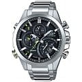 Casio Casio Edifice EQB-501D-1A EQB EQB-501D-1A кварцевые мужские часы черный циферблат, браслет нержавеющая сталь — вид спереди