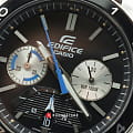 Casio Casio Edifice EFV-590L-1A, edifice япония мужские часы на браслете кожаный боковой вид