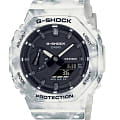 Casio Casio G-Shock Frozen Forest GAE-2100GC-7AER лимитированной серии GAE-2100GC-7AER электронные мужские часы черный циферблат, браслет пластик — вид спереди