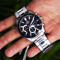 Casio Casio Edifice EFV-570D-1AVUEF, edifice япония мужские часы на браслете нержавеющая сталь боковой вид
