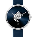 Jacques Lemans Jacques Lemans  Design Collection 1-2092C  1-2092C кварцевые женские часы синий циферблат, браслет кожаный — вид спереди