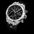 Maurice Lacroix Maurice Lacroix Aikon Automatic Chronograph AI6038-SS001-330-1, aikon швейцария мужские часы на браслете кожаный боковой вид