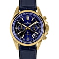 Jacques Lemans Jacques Lemans  Sport 1-2117G  1-2117G кварцевые мужские часы  синий циферблат, браслет кожаный — вид спереди