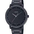 Casio Casio Collection LTP-B115B-1E  LTP-B115B-1E кварцевые женские часы черный циферблат, браслет нержавеющая сталь с ip-покрытием — вид спереди
