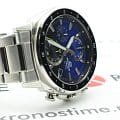 Casio Casio Edifice EFV-600D-2AVUDF (EFV-600D-2A) кварцевые мужские часы часы крупный план синий циферблата