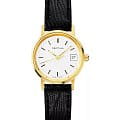 Certina Certina PRISKA GOLD LADY C152.9289.68.11  C15292896811 кварцевые женские часы  белый циферблат, браслет кожаный — вид спереди