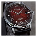 Seiko Seiko Presage SRPE41J1, presage япония мужские часы на браслете кожаный боковой вид