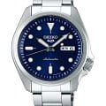 Seiko Seiko 5 Sports SRPE53K1  SRPE53K1 механические мужские часы синий циферблат, браслет нержавеющая сталь — вид спереди