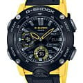 Casio Casio G-Shock GA-2000-1A9DR (GA-2000-1A9) GA-2000 GA-2000-1A9 электронные мужские часы черный циферблат, браслет пластик — вид спереди