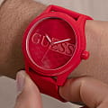 Guess Guess Dress GW0780G2 мужские часы красный циферблат на запястье