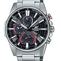 Casio Casio Edifice EQB-1200D-1A EQB EQB-1200D-1A кварцевые мужские часы черный циферблат, браслет нержавеющая сталь — вид спереди