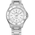 Hamilton Hamilton Khaki Navy Scuba Quartz H82221110  H82221110 кварцевые мужские часы белый циферблат, браслет нержавеющая сталь — вид спереди