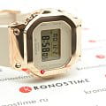 Casio Casio G-Shock GM-S5600PG-4 электронные женские часы часы, крупный план бежевый циферблат