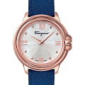 Salvatore Ferragamo Salvatore Ferragamo Studmania SFMJ00322  SFMJ00322 кварцевые женские часы  белый циферблат, браслет кожаный — вид спереди