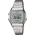 Casio Casio Collection LA680WEA-7E  LA680WEA-7E кварцевые мужские часы зеленый циферблат, браслет нержавеющая сталь — вид спереди