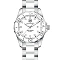 TAG Heuer TAG Heuer Aquaracer WAY141D.BA0919  WAY141D.BA0919 кварцевые женские часы белый циферблат, браслет керамика — вид спереди