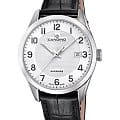 Candino Candino Couple Gents C4710/A  C4710/A кварцевые мужские часы серебристый циферблат, браслет кожаный — вид спереди