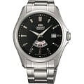 Orient Orient FN02004B (FFN02004B)  FFN02004B механические мужские часы черный циферблат, браслет  — вид спереди