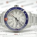 Hamilton Hamilton Khaki Navy Scuba Automatic H82505150 механические мужские часы часы, крупный план белый циферблат