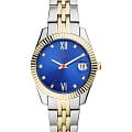 Fossil Fossil FB-01  ES4899  ES4899 кварцевые женские часы синий циферблат, браслет сталь c pvd покрытием — вид спереди
