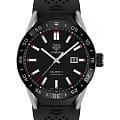 TAG Heuer TAG Heuer Connected Modular AWBF2A80.BF0608  AWBF2A80.BF0608 механические мужские часы  черный циферблат, браслет силикон — вид спереди