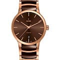 Rado Rado Centrix Automatic R30036302 Automatic R30036302 механические мужские часы коричневый циферблат, браслет сталь + pvd + керамика — вид спереди