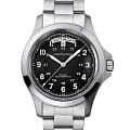 Hamilton Hamilton Khaki Field King Auto H64455133  H64455133 механические мужские часы черный циферблат, браслет нержавеющая сталь — вид спереди