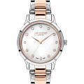Lee Cooper Lee Cooper LC07457.520  LC07457.520 кварцевые женские часы  серебристый циферблат, браслет нержавеющая сталь с ip-покрытием — вид спереди