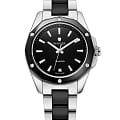 Wainer Wainer Diamond WA.18050-A  WA.18050-A кварцевые женские часы черный циферблат, браслет нержавеющая сталь с pvd-покрытием — вид спереди
