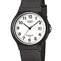 Casio Casio Collection MW-59-7B  MW-59-7BVEG кварцевые женские часы белый циферблат, браслет пластик — вид спереди