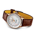 Breitling Breitling Navitimer Automatic 35 R17395211A1P2, navitimer швейцария женские часы на браслете кожаный боковой вид