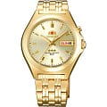 Orient Orient EM5A00NC (FEM5A00NC)  FEM5A00NC механические мужские часы шампань циферблат, браслет  — вид спереди