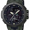 Casio Casio Pro Trek PRW-7000-3E PRW PRW-7000-3E кварцевые мужские часы черный циферблат, браслет полимер — вид спереди