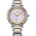 Citizen Citizen Citizen L EM1104-83D  EM1104-83D кварцевые женские часы перламутровый циферблат, браслет нержавеющая сталь с ip-покрытием — вид спереди