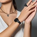 Casio Casio Sheen SHE-4051BD-1A, sheen япония женские часы на браслете сталь с ip покрытием боковой вид