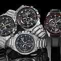 Casio Casio Edifice EQS-600DB-1A4 мужские часы черный циферблат на запястье
