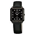Orient Orient UAAN002B (FUAAN002B)  FUAAN002B  женские часы черный циферблат, браслет кожа + текстиль — вид спереди