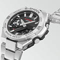 Casio Casio G-Shock GST-B500D-1AER электронные мужские часы часы, крупный план серый циферблат